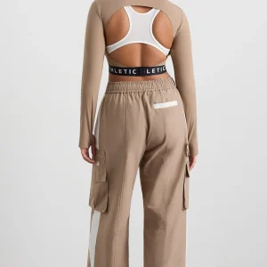 Sale Aje ATHLETICA Cargo Pants 512 Dune/Ivory