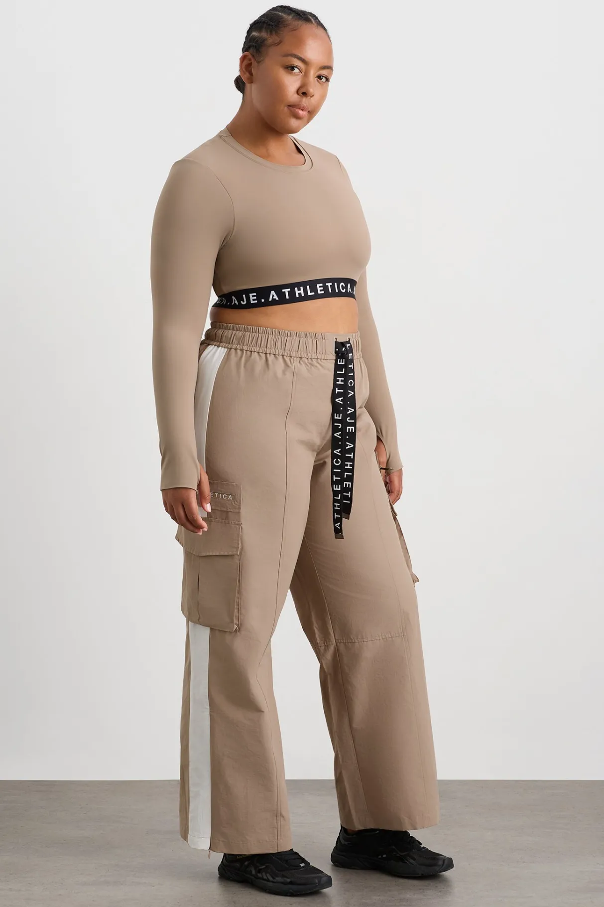 cargo_pants__11.webp Sale Aje ATHLETICA Cargo Pants 512 Dune/Ivory
