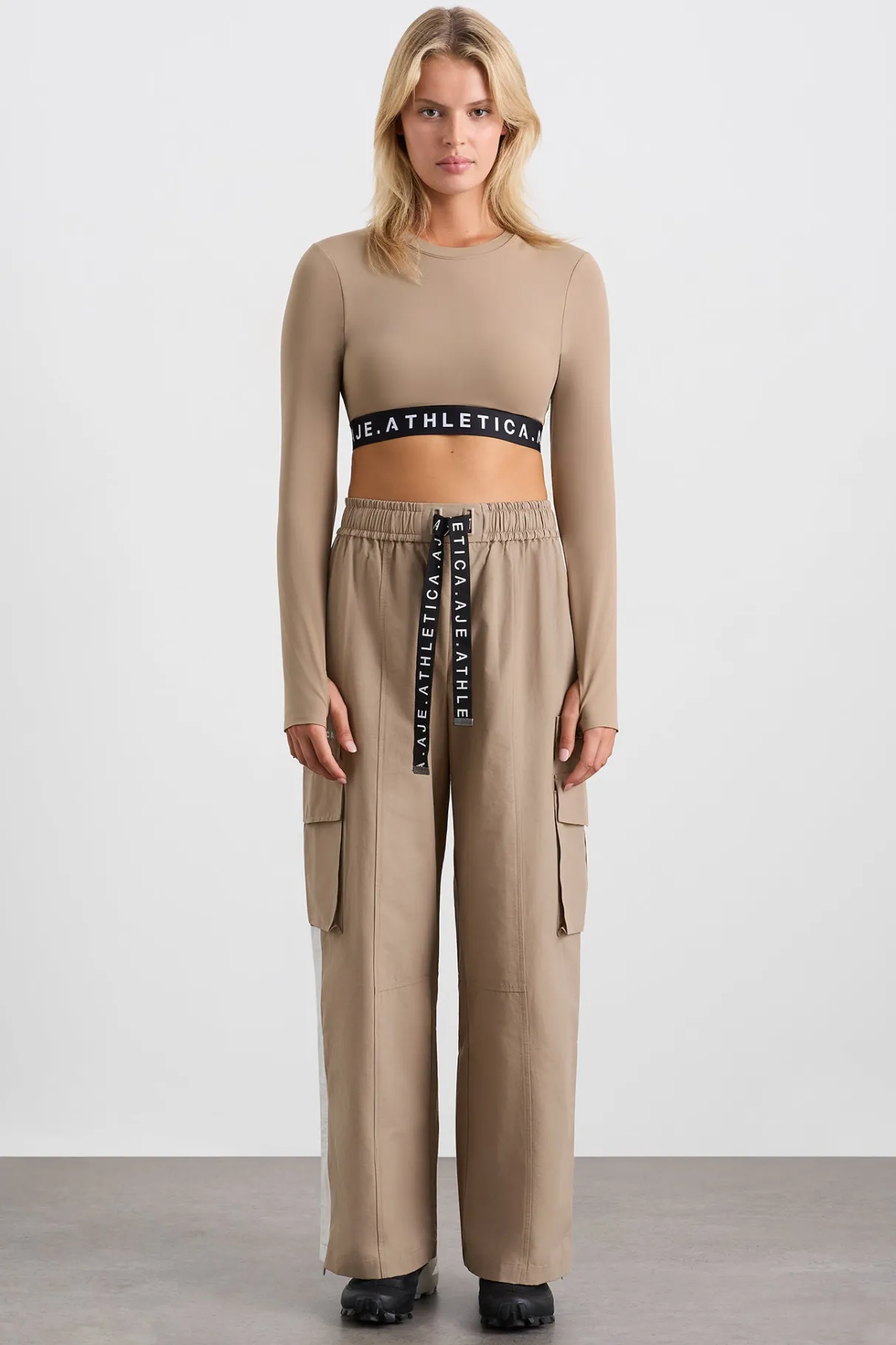 cargo_pants__3-1.webp Sale Aje ATHLETICA Cargo Pants 512 Dune/Ivory