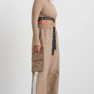 Sale Aje ATHLETICA Cargo Pants 512 Dune/Ivory