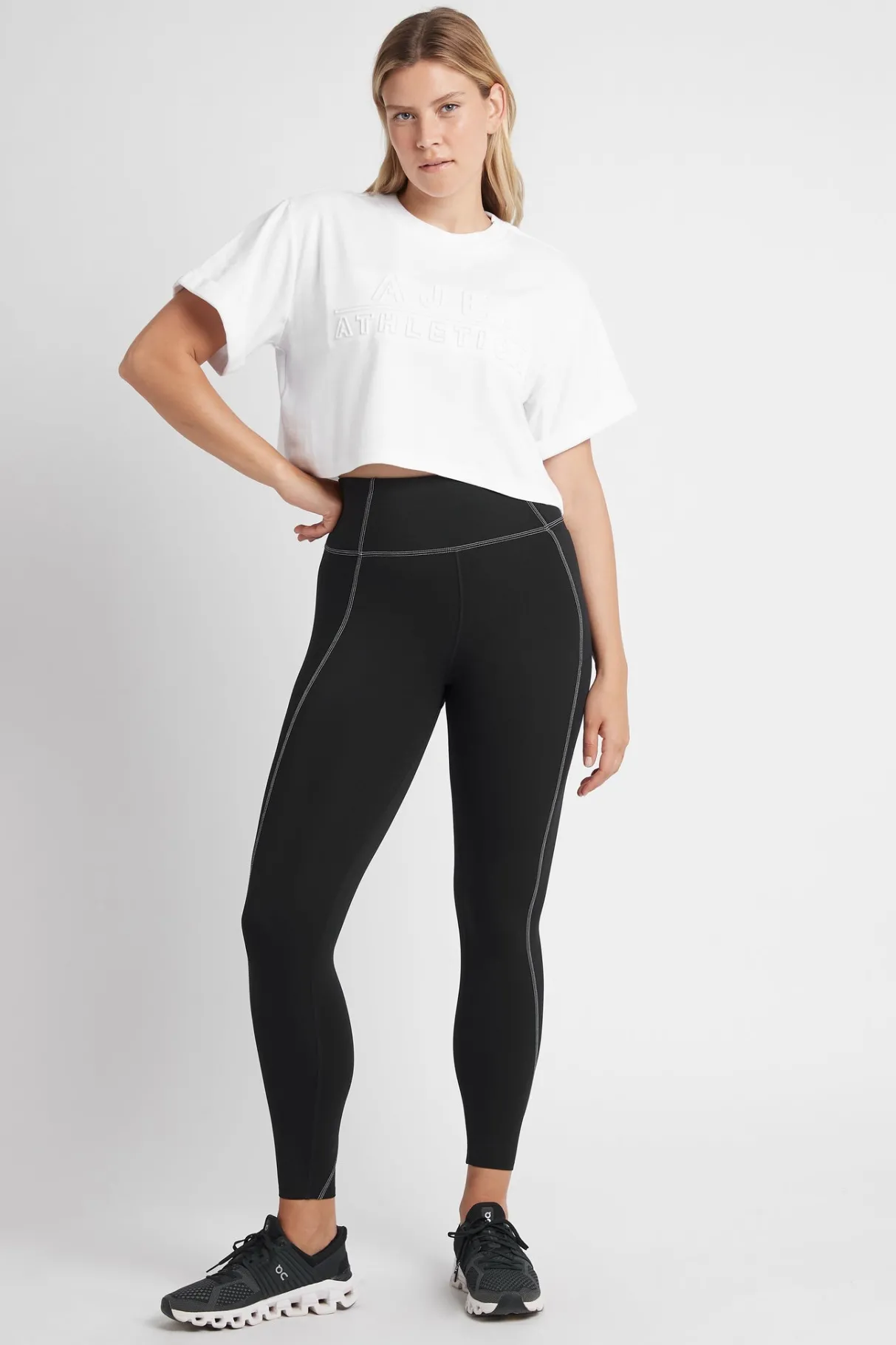 classic__legging__5.webp Clearance Aje ATHLETICA Classic 7/8 Legging 202 Black/White