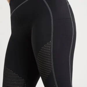 New Aje ATHLETICA Classic Laser Cut Full Length Legging 202 Black/White