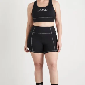 Outlet Aje ATHLETICA Classic Logo Racerback Sports Bra 304 Black/White