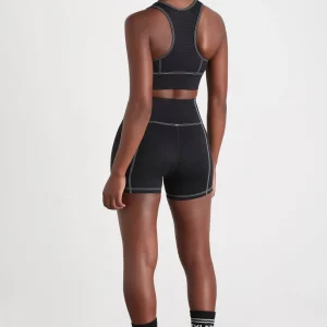 Outlet Aje ATHLETICA Classic Logo Racerback Sports Bra 304 Black/White