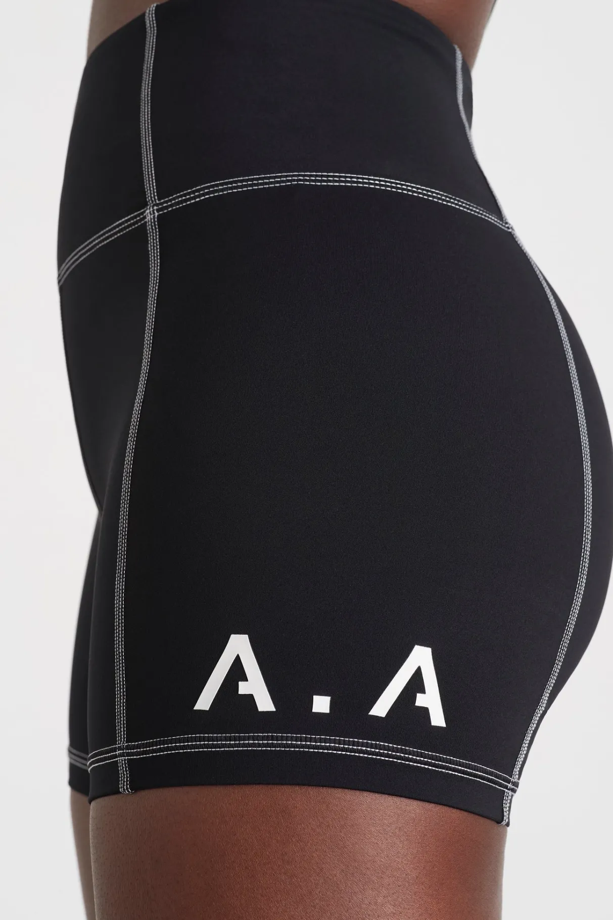 classic_logo_short_bike_shorts__4.webp New Aje ATHLETICA Classic Logo Short Bike Shorts 605 Black/White