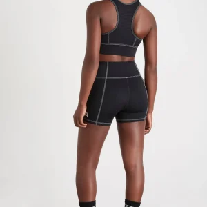 New Aje ATHLETICA Classic Logo Short Bike Shorts 605 Black/White