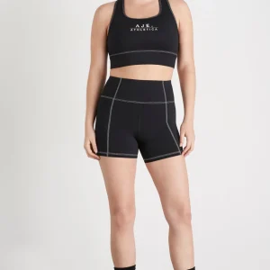 New Aje ATHLETICA Classic Logo Short Bike Shorts 605 Black/White