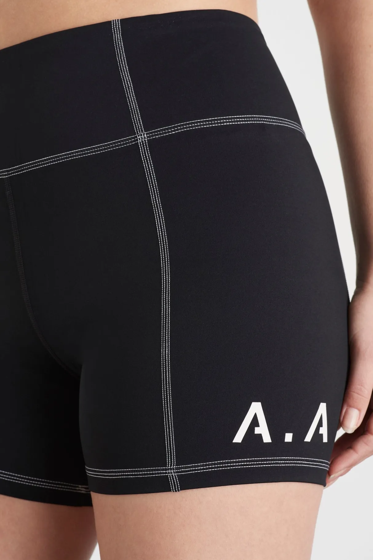 classic_logo_short_bike_shorts__8.webp New Aje ATHLETICA Classic Logo Short Bike Shorts 605 Black/White