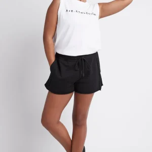 Fashion Aje ATHLETICA Classic Logo Split Back Tank 111 White/Black