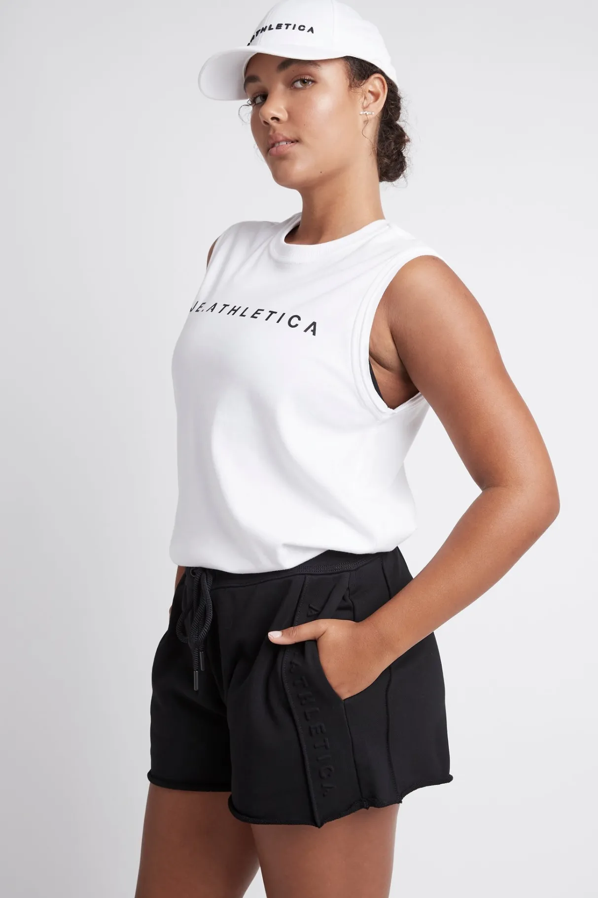 classic_logo_split_back_tank__7.webp Fashion Aje ATHLETICA Classic Logo Split Back Tank 111 White/Black