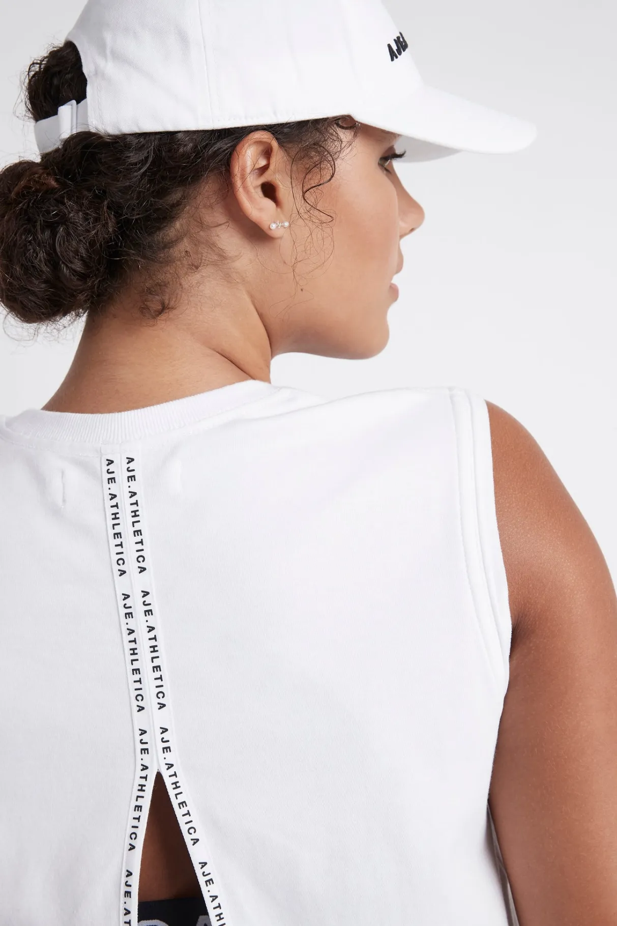 classic_logo_split_back_tank__8.webp Fashion Aje ATHLETICA Classic Logo Split Back Tank 111 White/Black