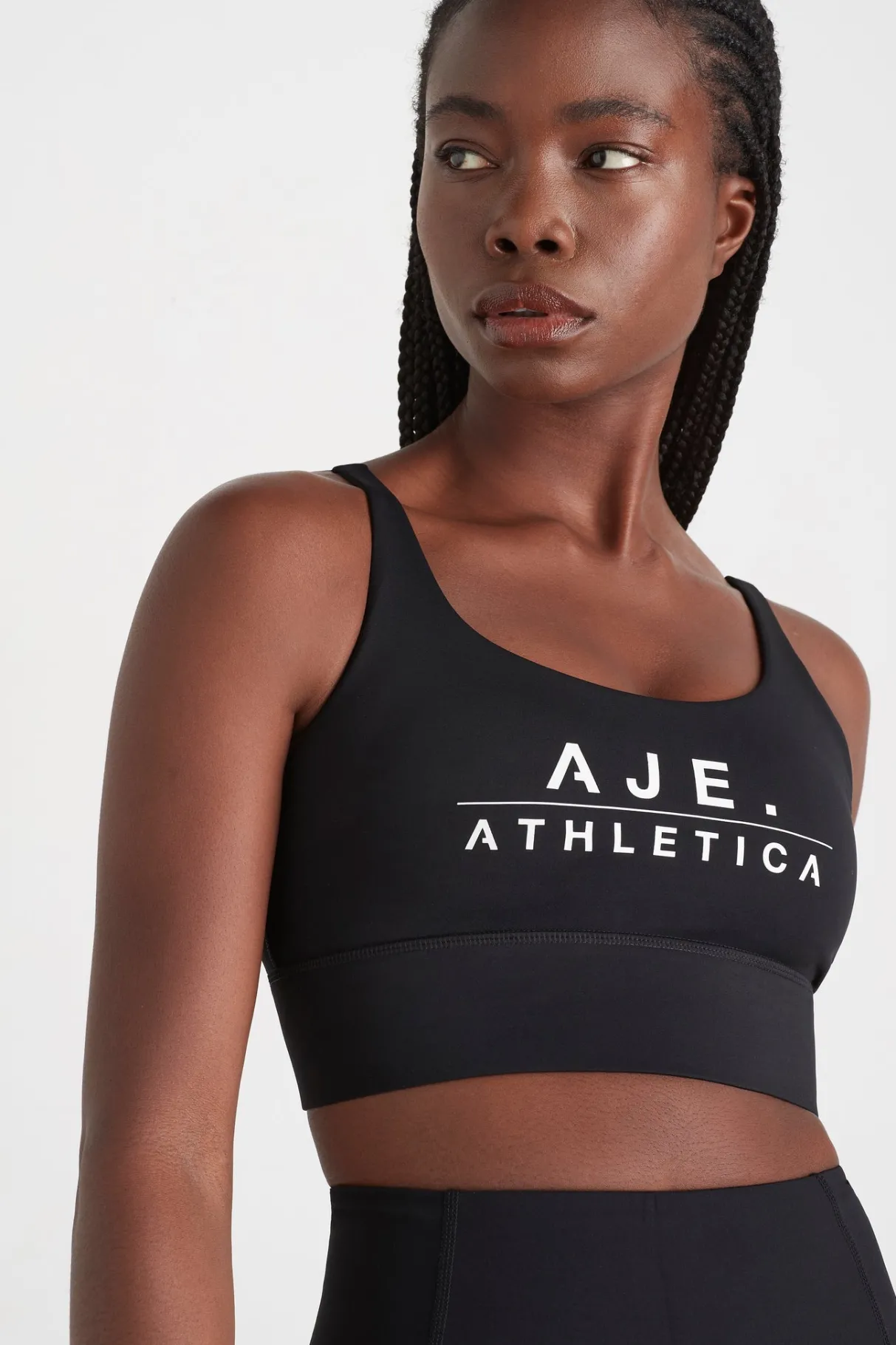 classic_logo_sports_bra__0.webp Shop Aje ATHLETICA Classic Logo Sports Bra 303 Black/White