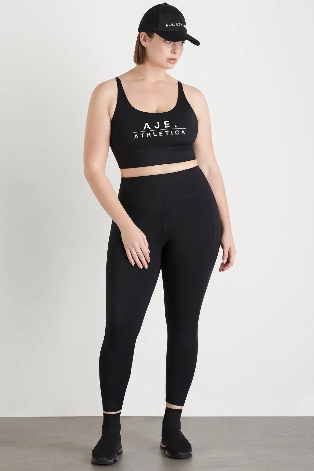 classic_logo_sports_bra__12.webp Shop Aje ATHLETICA Classic Logo Sports Bra 303 Black/White