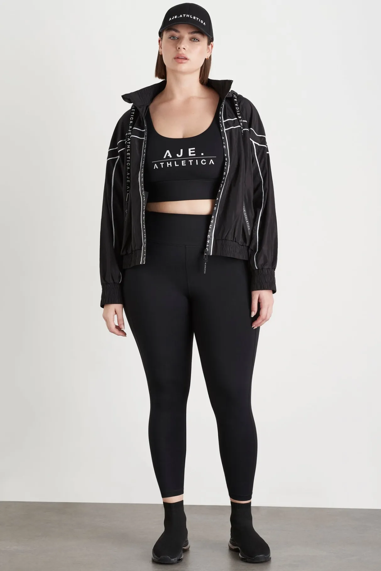 classic_logo_sports_bra__16.webp Shop Aje ATHLETICA Classic Logo Sports Bra 303 Black/White