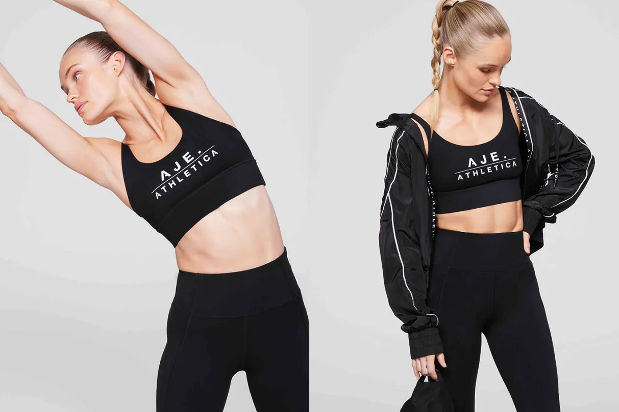classic_logo_sports_bra__17.webp Shop Aje ATHLETICA Classic Logo Sports Bra 303 Black/White