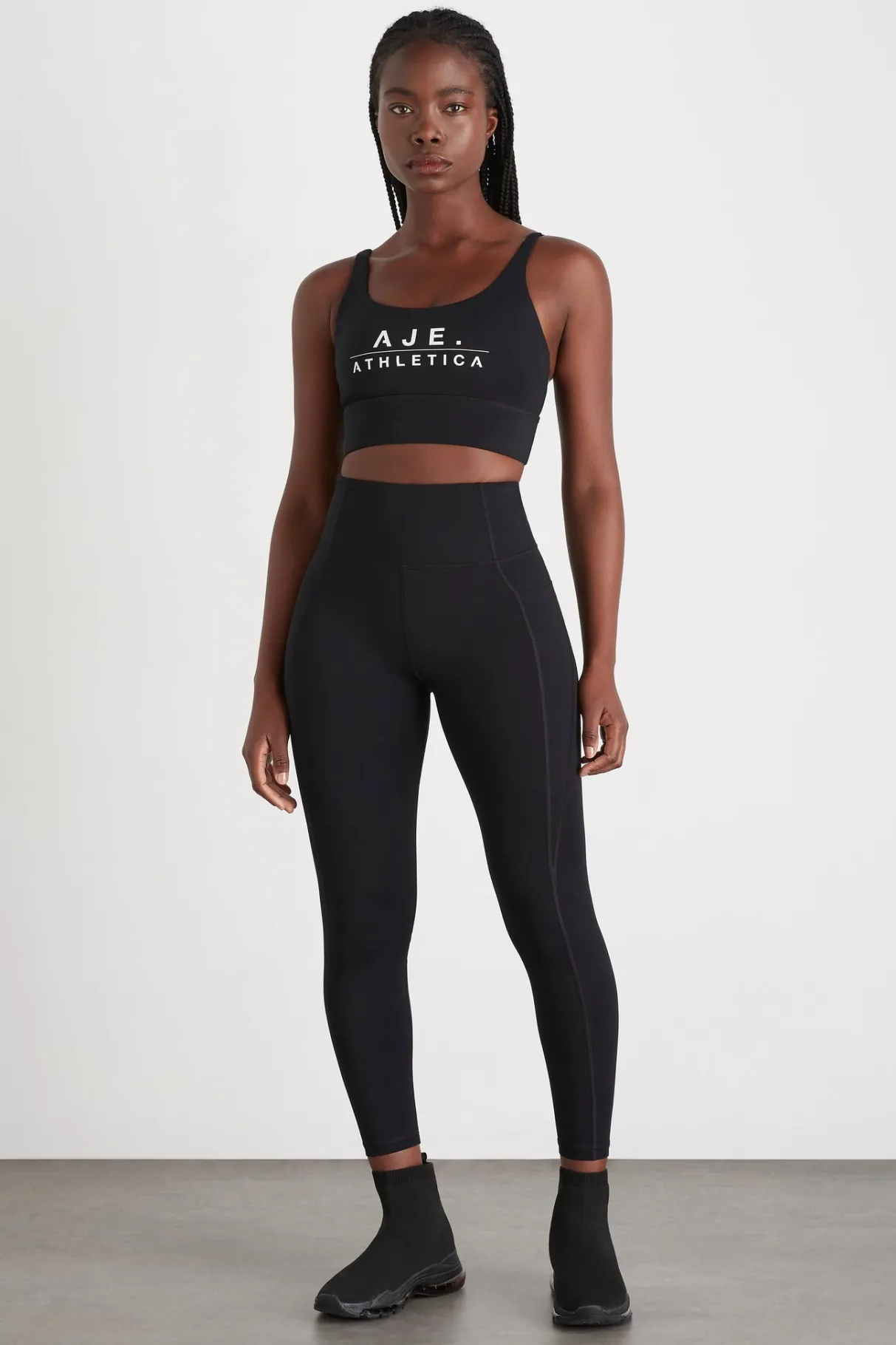 classic_logo_sports_bra__2.webp Shop Aje ATHLETICA Classic Logo Sports Bra 303 Black/White