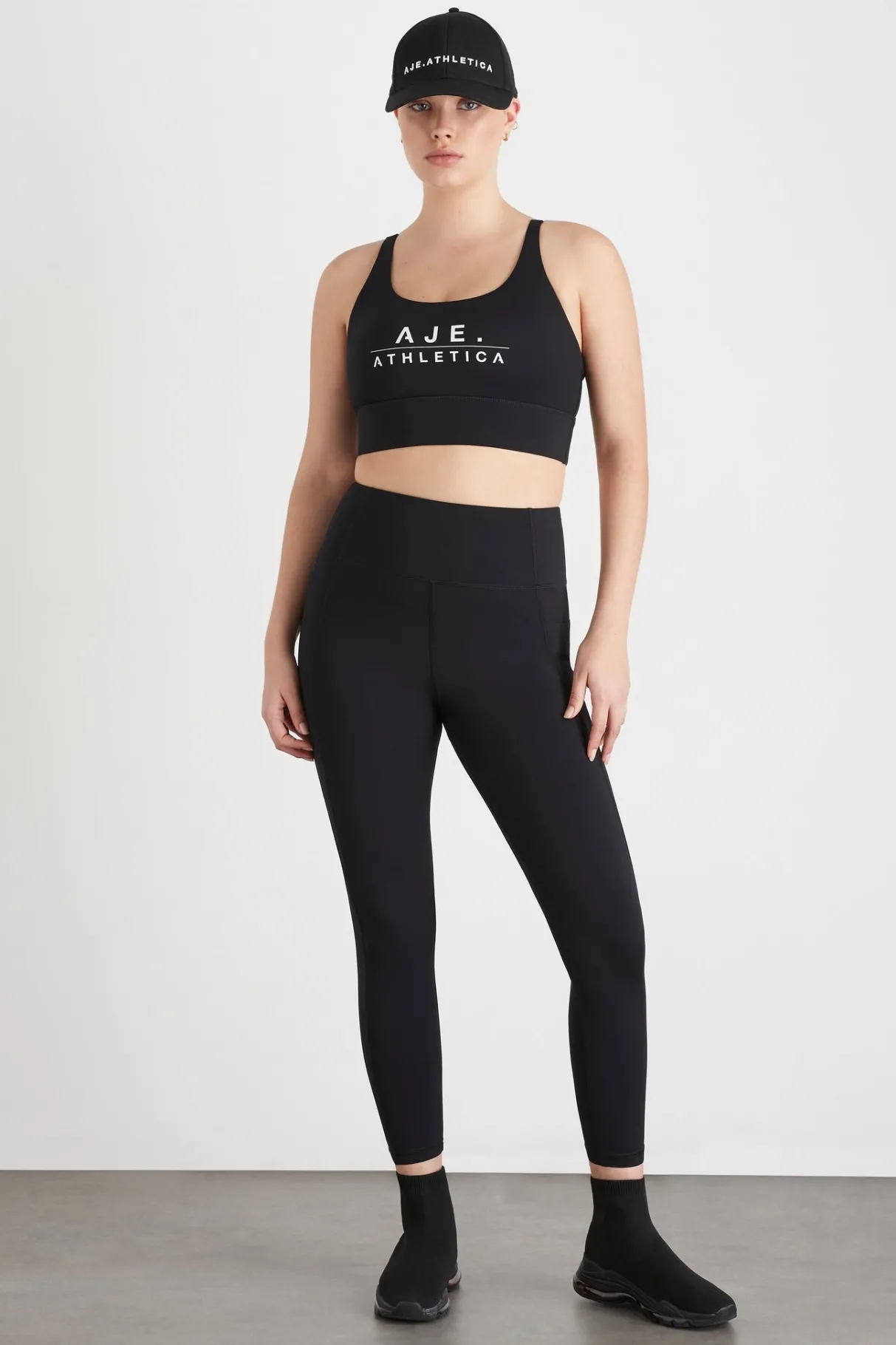 classic_logo_sports_bra__8.webp Shop Aje ATHLETICA Classic Logo Sports Bra 303 Black/White