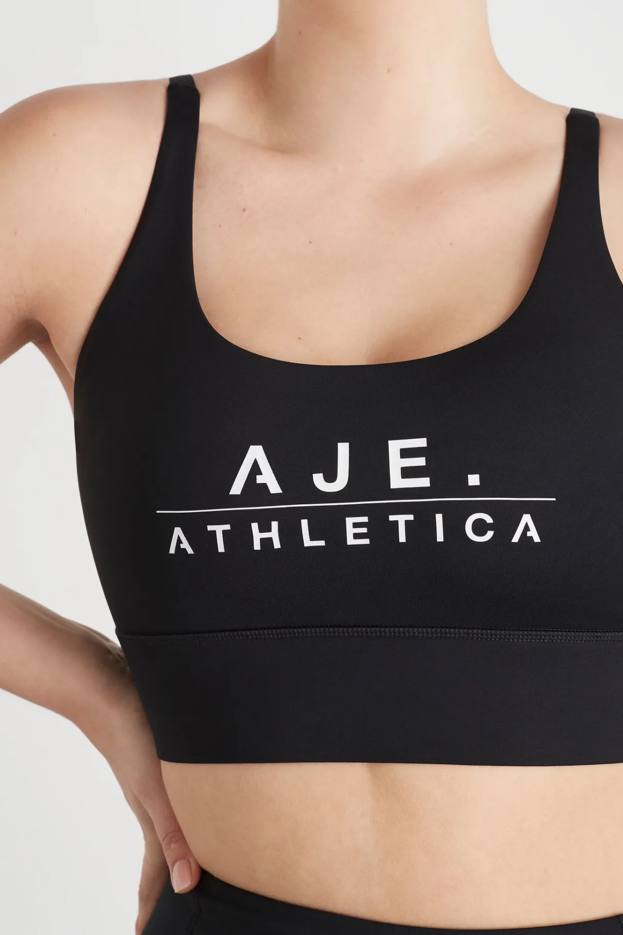 classic_logo_sports_bra__9.webp Shop Aje ATHLETICA Classic Logo Sports Bra 303 Black/White