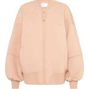 Sale Aje ATHLETICA Classic Spacer Knit Bomber Jacket 704 Sand