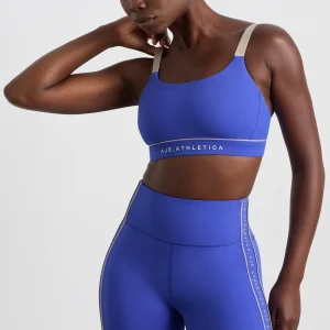Flash Sale Aje ATHLETICA Classic Strap Sports Bra 362 Marine Blue Latte Beige
