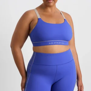 Flash Sale Aje ATHLETICA Classic Strap Sports Bra 362 Marine Blue Latte Beige