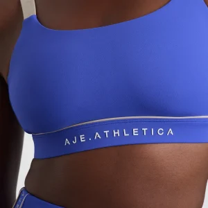 Flash Sale Aje ATHLETICA Classic Strap Sports Bra 362 Marine Blue Latte Beige