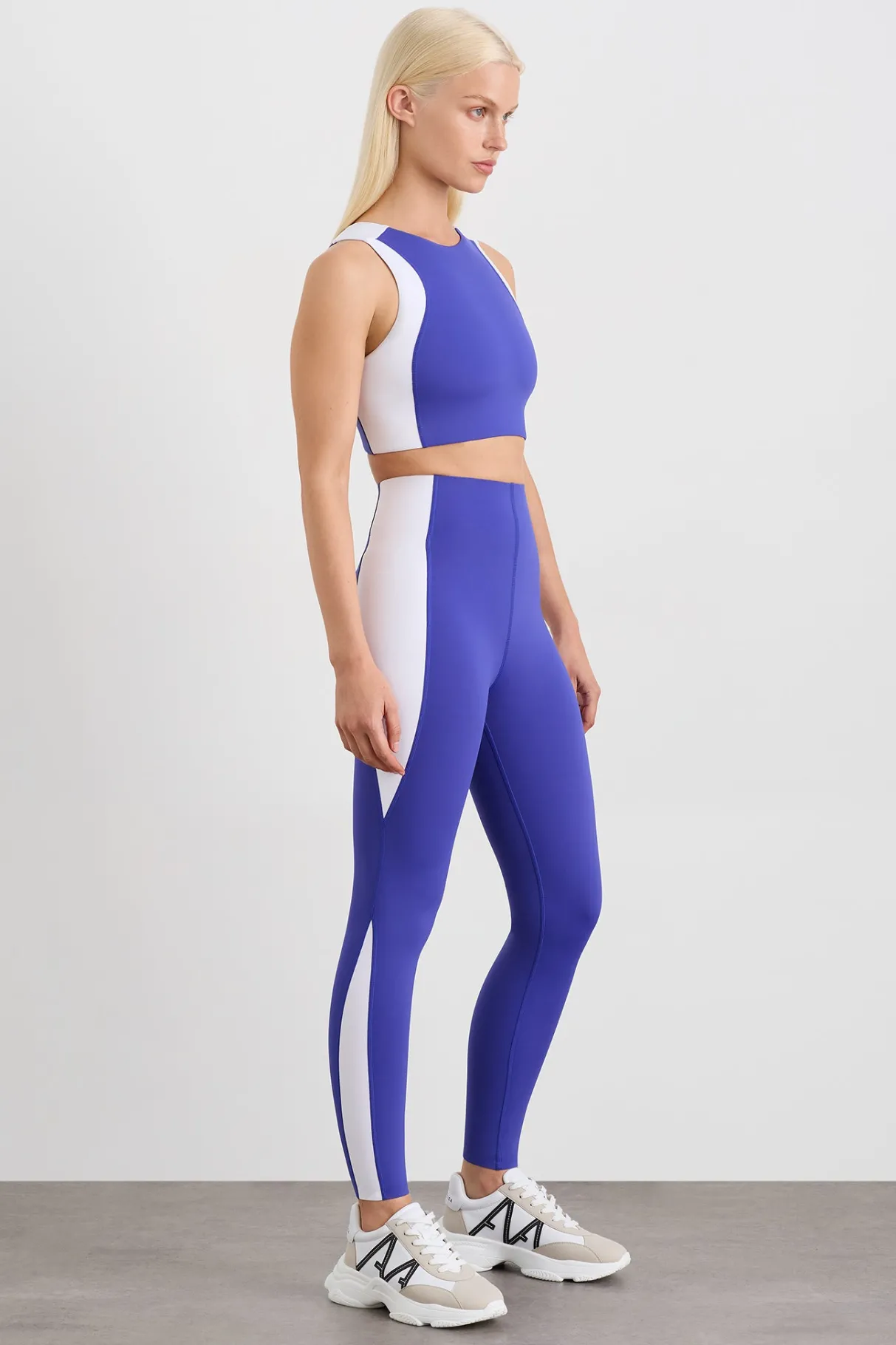 colour_block_ankle_length_legging__0.webp Store Aje ATHLETICA Colour Block Ankle Length Legging 299 Electric Blue