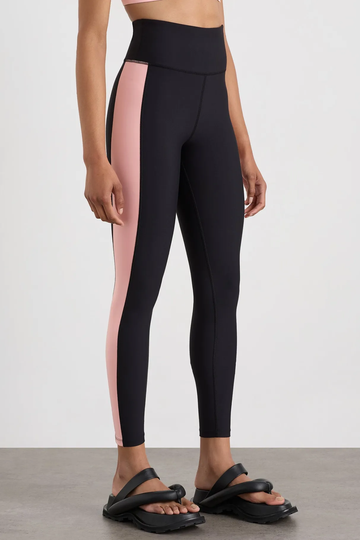 colour_block_ankle_length_legging__2-1.webp Online Aje ATHLETICA Colour Block Ankle Length Legging 212 Black / Millennial Pink