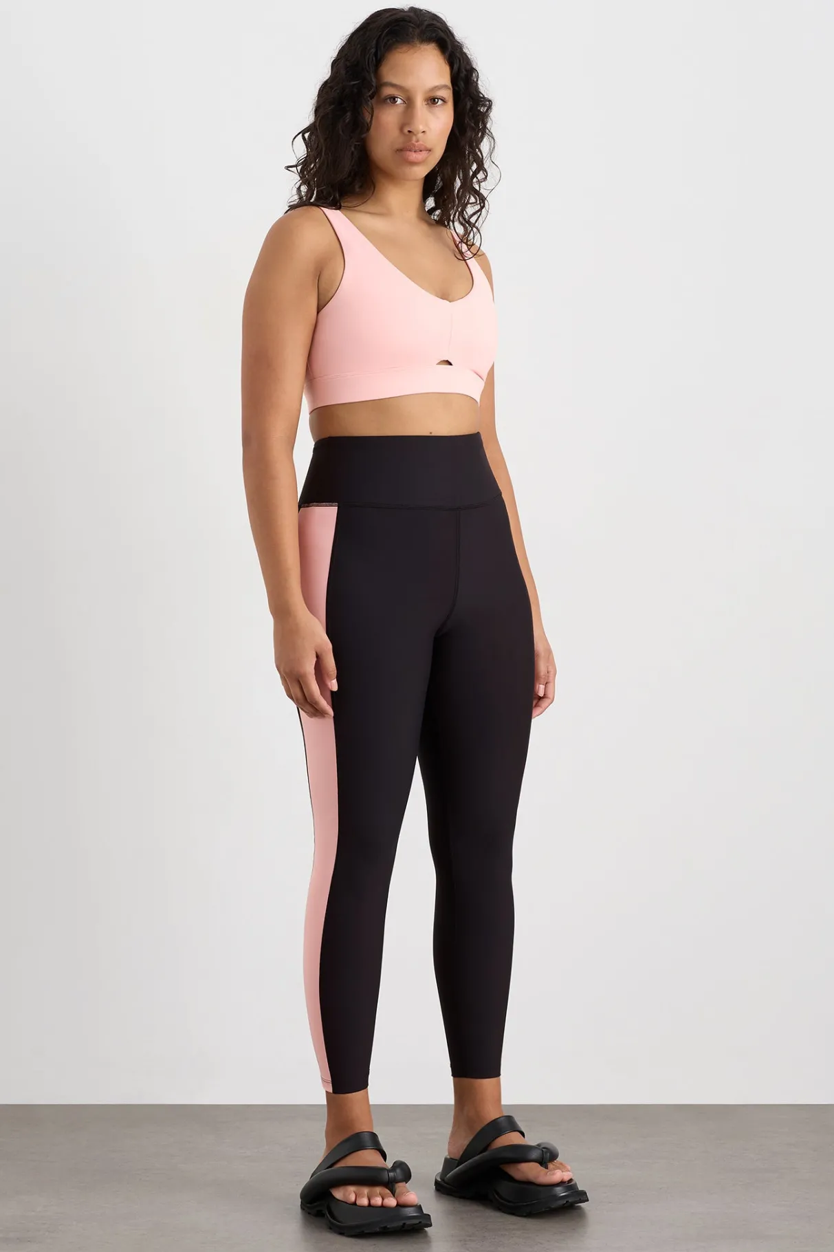 colour_block_ankle_length_legging__5-1.webp Online Aje ATHLETICA Colour Block Ankle Length Legging 212 Black / Millennial Pink