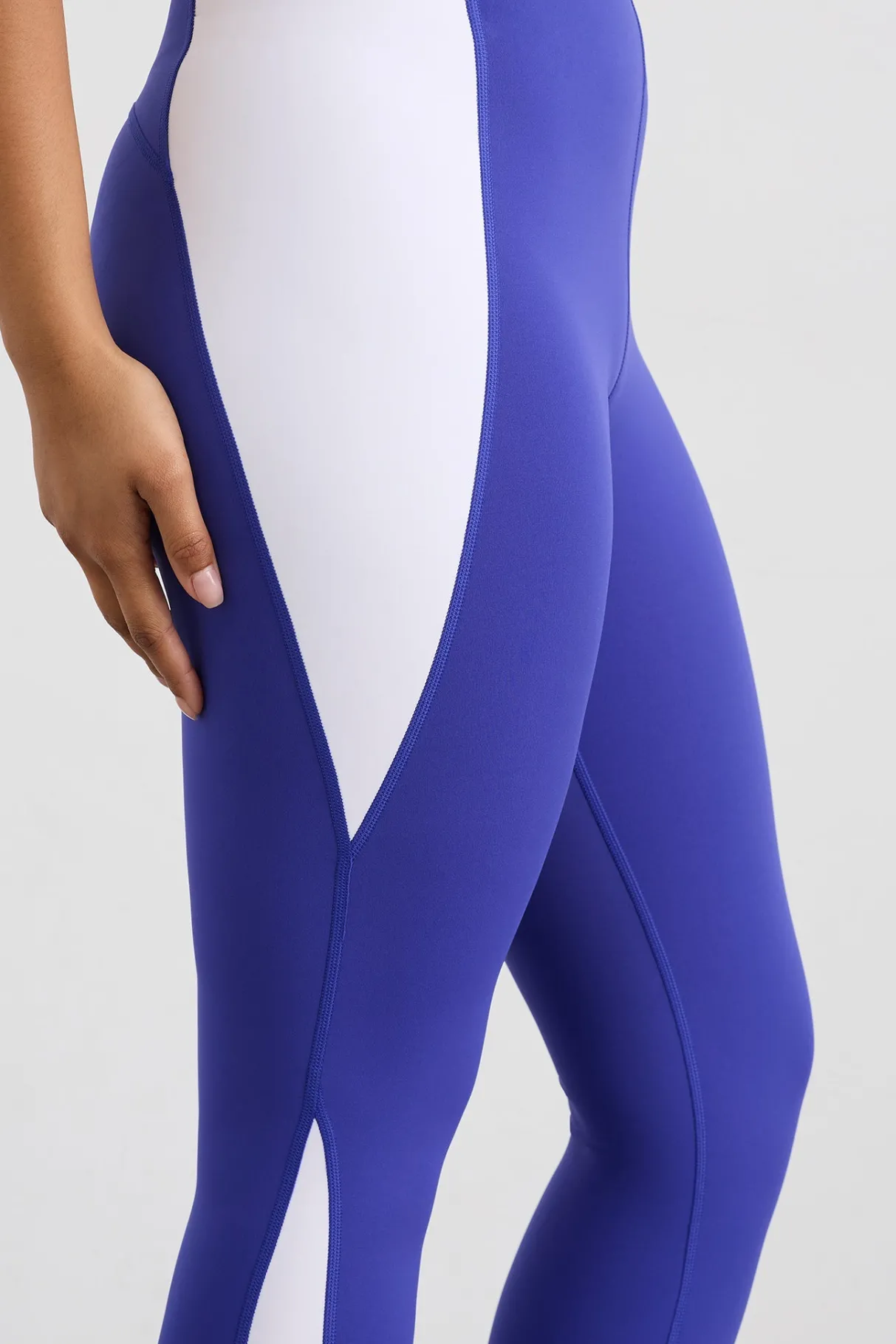 colour_block_ankle_length_legging__7.webp Store Aje ATHLETICA Colour Block Ankle Length Legging 299 Electric Blue