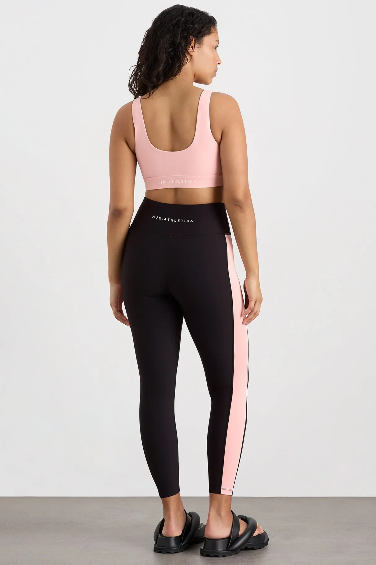 colour_block_ankle_length_legging__8-1.webp Online Aje ATHLETICA Colour Block Ankle Length Legging 212 Black / Millennial Pink