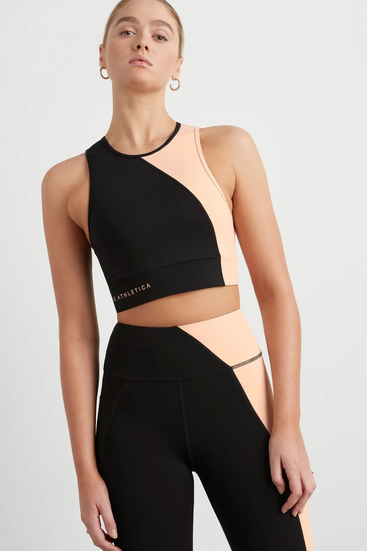 colour_block_crop_top__0.webp New Aje ATHLETICA Colour Block Crop Top 336 Black/Beige