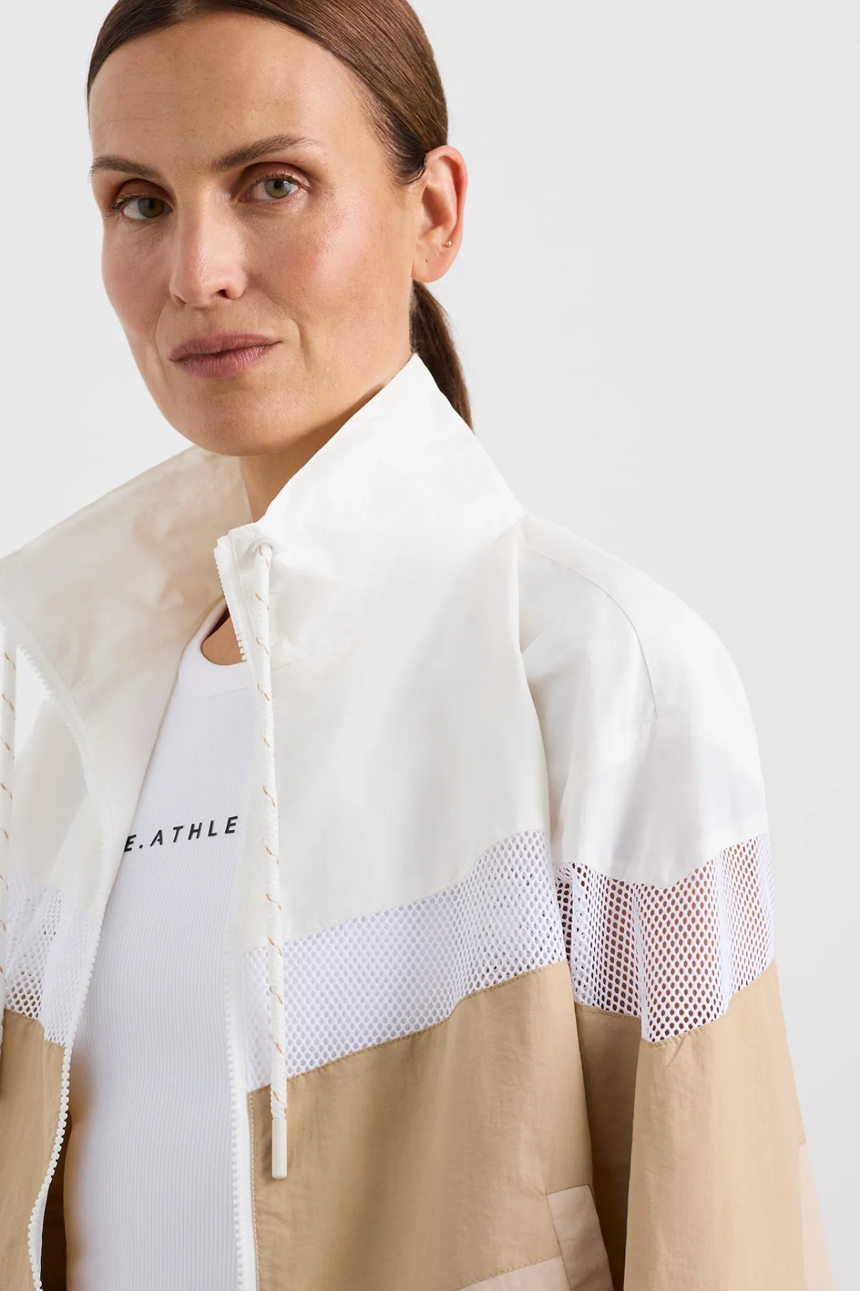 colour_block_cropped_jacket__6.webp Best Aje ATHLETICA Colour Block Cropped Jacket 787 White/Natural Tan