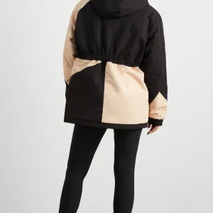 Best Sale Aje ATHLETICA Colour Block Long Jacket 731 Black/Beige