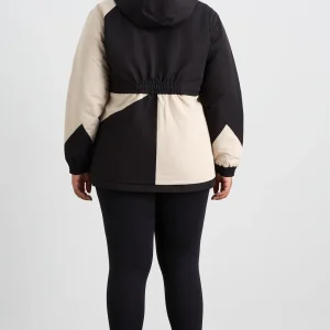 Best Aje ATHLETICA Colour Block Long Jacket 731 Black / Moonstone Grey