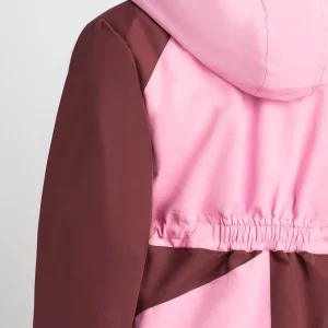 Store Aje ATHLETICA Colour Block Long Jacket 731 Burnt Burgundy/Bonbon Pink