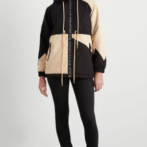 Best Sale Aje ATHLETICA Colour Block Long Jacket 731 Black/Beige