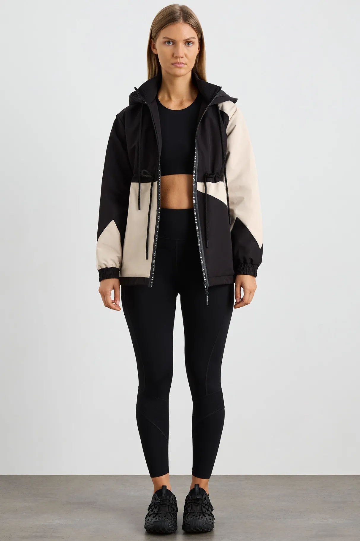 colour_block_long_jacket__2-2.webp Best Aje ATHLETICA Colour Block Long Jacket 731 Black / Moonstone Grey