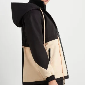 Best Sale Aje ATHLETICA Colour Block Long Jacket 731 Black/Beige