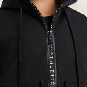 Best Aje ATHLETICA Colour Block Long Jacket 731 Black / Moonstone Grey