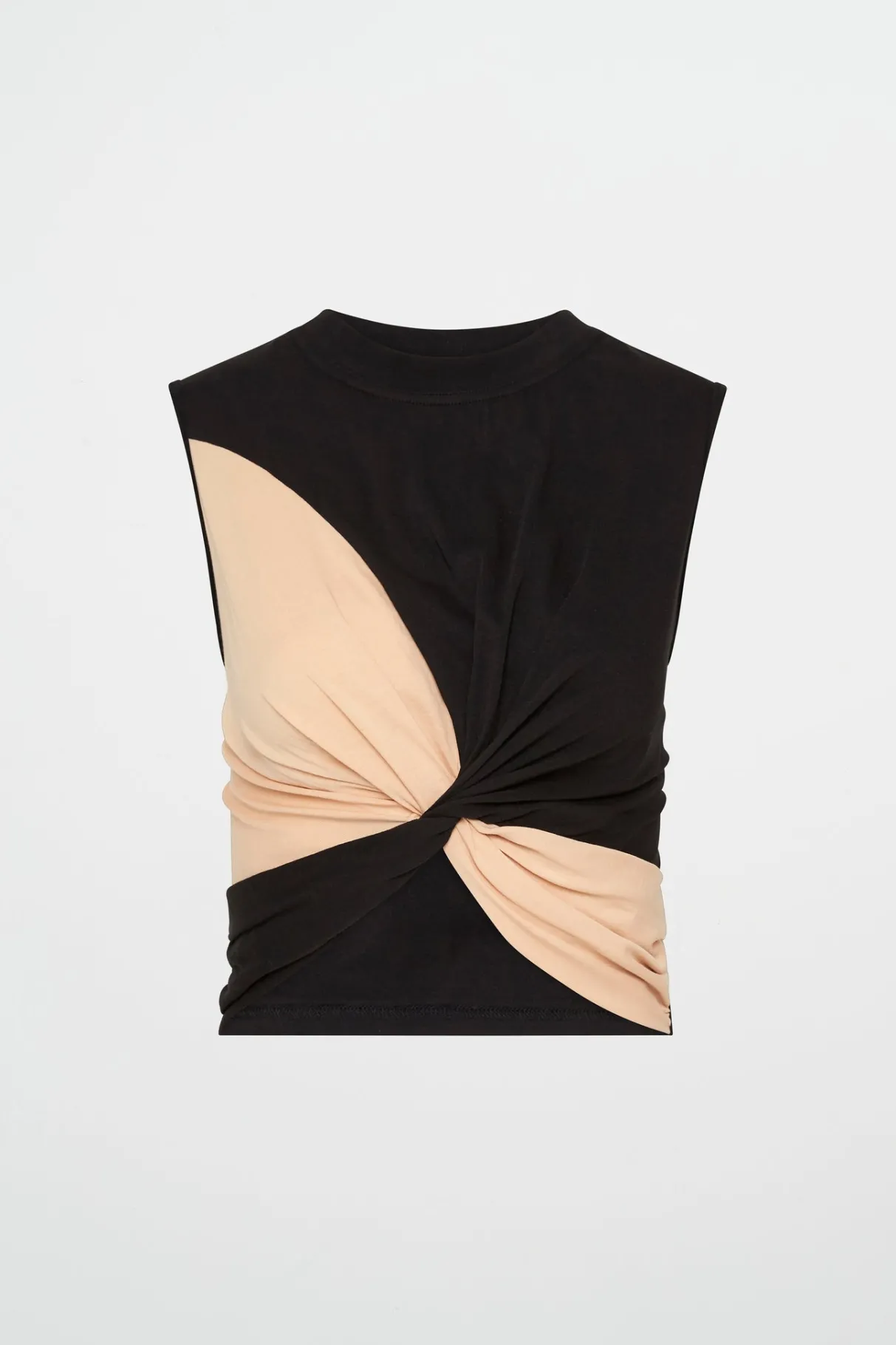 colour_block_twist_tank__1.webp Fashion Aje ATHLETICA Colour Block Twist Tank 130 Black/Beige