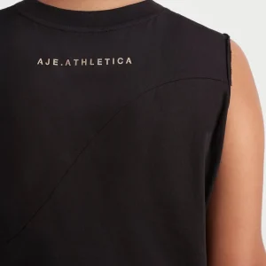 Fashion Aje ATHLETICA Colour Block Twist Tank 130 Black/Beige