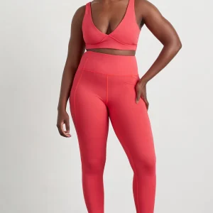 Flash Sale Aje ATHLETICA Contour Plunge Sports Bra 342 Watermelon Pink