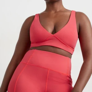 Flash Sale Aje ATHLETICA Contour Plunge Sports Bra 342 Watermelon Pink