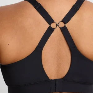 Fashion Aje ATHLETICA Contrast Adjustable Strap Sports Bra 321 Black Moss Green