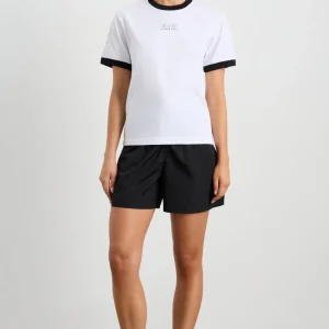 Online Aje ATHLETICA Contrast Bind Logo Tee 110 White/Black