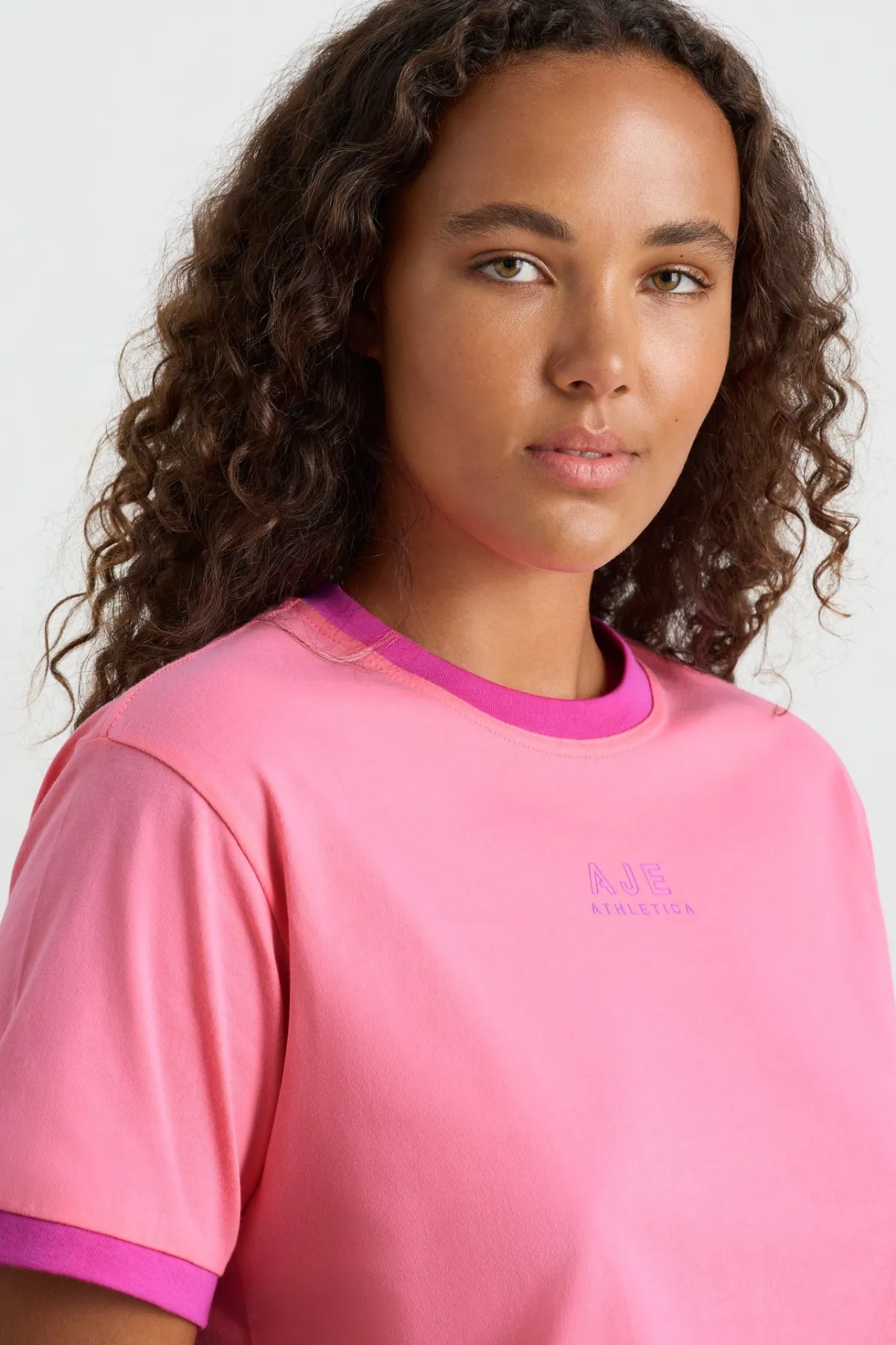 contrast_bind_logo_tee__7-1.webp Clearance Aje ATHLETICA Contrast Bind Logo Tee 110 Deep Blush
