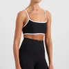 Store Aje ATHLETICA Contrast Bind Sports Bra 307 Black/White