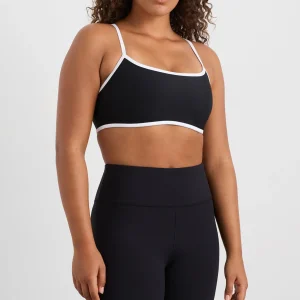 Store Aje ATHLETICA Contrast Bind Sports Bra 307 Black/White