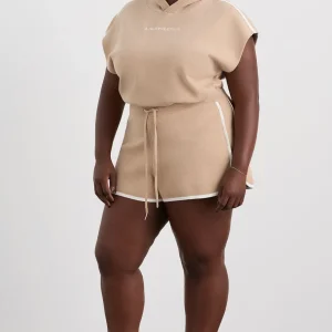 Best Sale Aje ATHLETICA Contrast Knit Short 603 Natural Tan